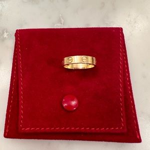 Cartier Love Ring 50mm Yellow Gold